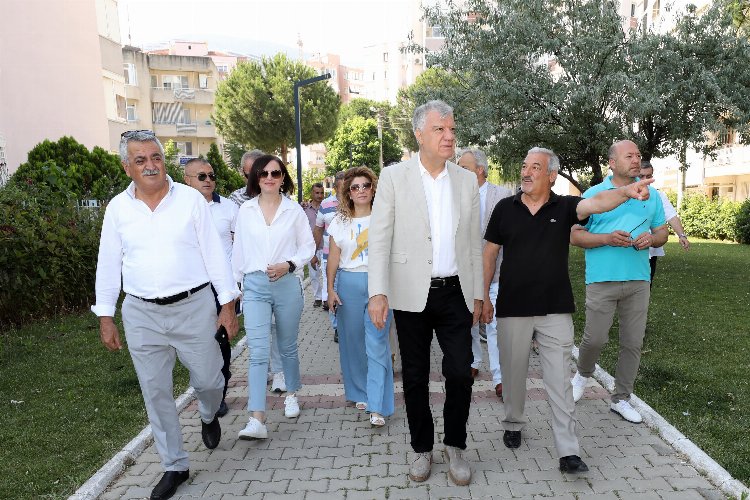 İzmir Narlıdere’de Başkan Engin’den mahalle gezilerine devam