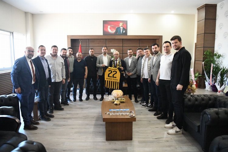 Keşanspor yönetiminden Mehmet Özcan’a ziyaret