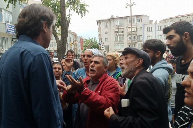 Edirne Keşan’da vatandaşlardan Emniyet önünde protesto