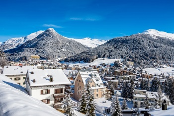 Alp dağları görülmeye değer Davos