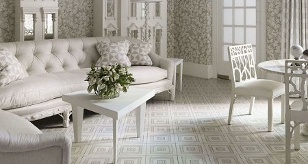 beyaz mobilyalar ile salon dekorasyonu