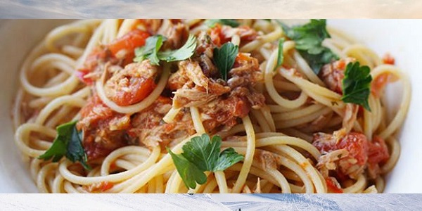 Erişte-Ton Balıklı Talya Telli spagetti nasıl yapılır tarifi