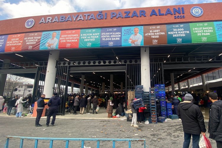 Bursa’da Arabayatağı’na modern kapalı pazar alanı