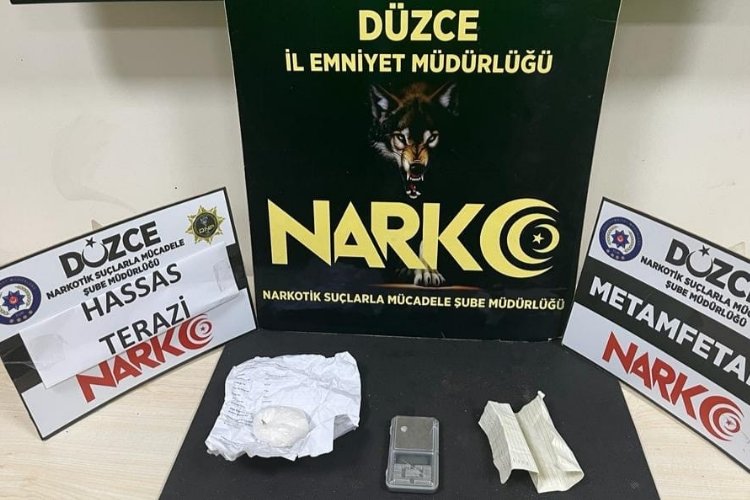 Düzce Anadolu Otoyolu’nda uyuşturucu operasyonu