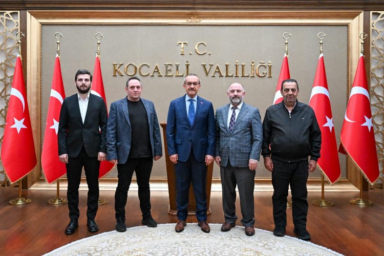 Gebze Trabzonlular Derneği’nden Kocaeli Valisi’ne ziyaret