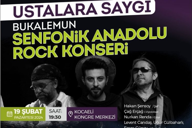 Anadolu Rock’un ustalarına ‘senfonik’ saygı konseri
