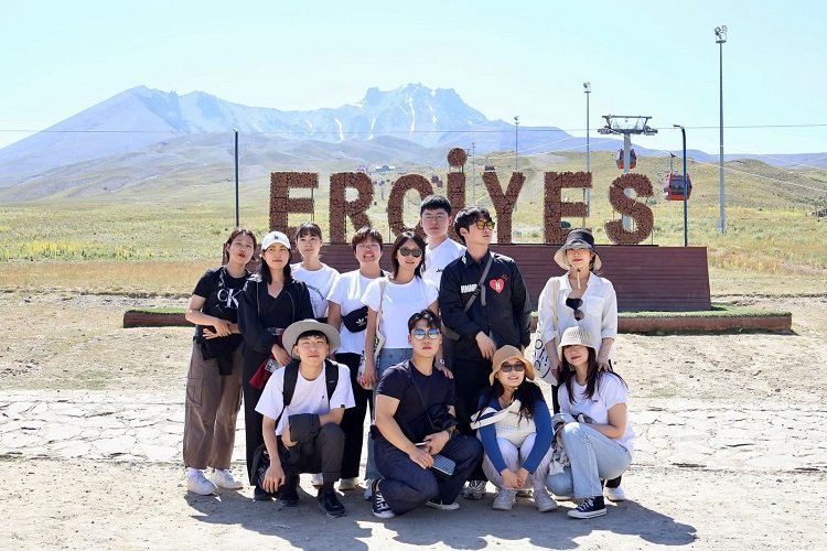 Güney Koreli öğrenciler Kayseri’ye hayran kaldı
