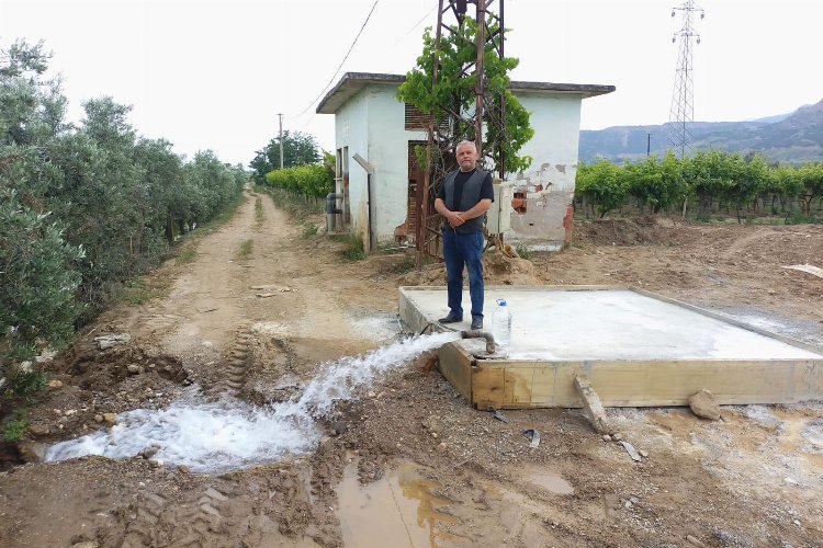 Manisa Alaşehir’de saniyede 25 litre verimli su