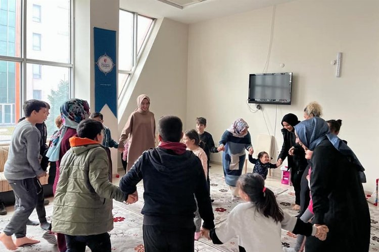 Kayseri’den depremzede çocuklara psikolojik destek