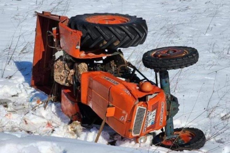 Bursa Orhaneli’de traktör devrildi: 1 ölü