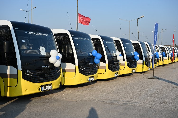 Bursa’nın ulaşım filosuna  56 otobüs daha