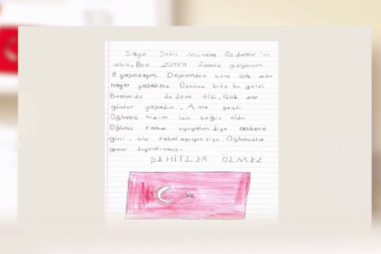 Pençe Kilit kahramanlarının ailelerine Sakarya’dan duygulandıran mektup