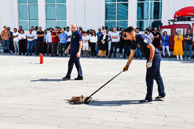 Malatya’da MASKİ personeline yangın eğitimi