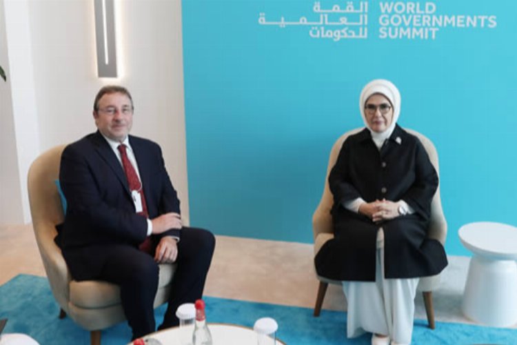 Emine Erdoğan, Dubai’de BM Kalkınma Programı Başkanı Steiner ile görüştü