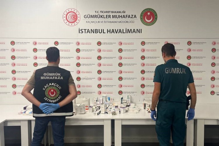 İstanbul Havalimanı’nda 27 milyonluk kaçak ilaç!
