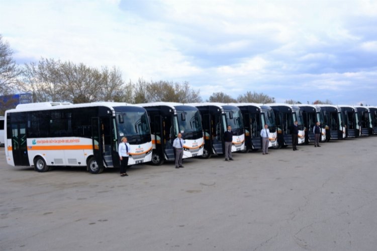 Ulaşım filosu yeni otobüslerle güçlendi