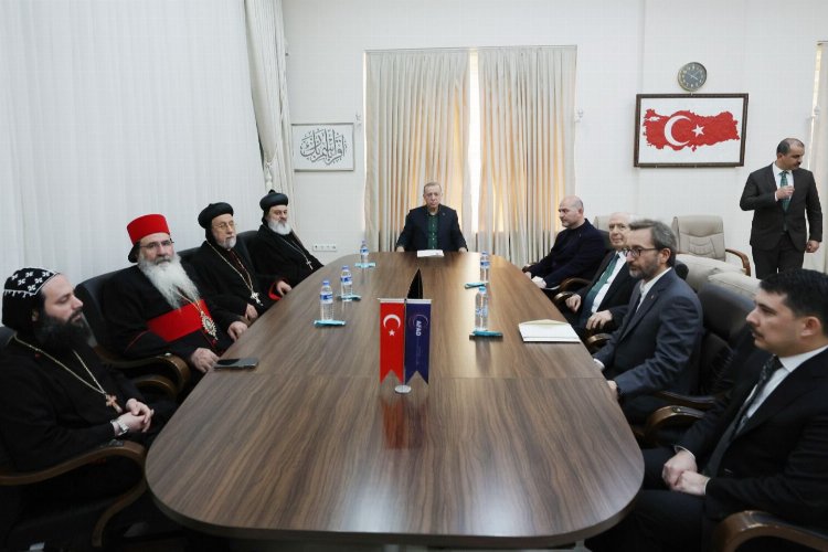 Cumhurbaşkanı Erdoğan Hatay’da Süryani toplumu temsilcileriyle görüştü