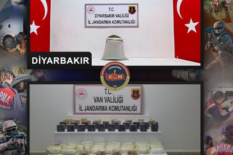 Diyarbakır ve Van’da 47 kilogram uyuşturucu ele geçirildi