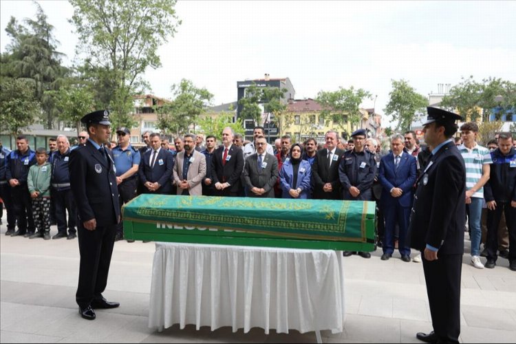İnegöl’de vefat eden zabıta memuru Şengün için tören düzenlendi