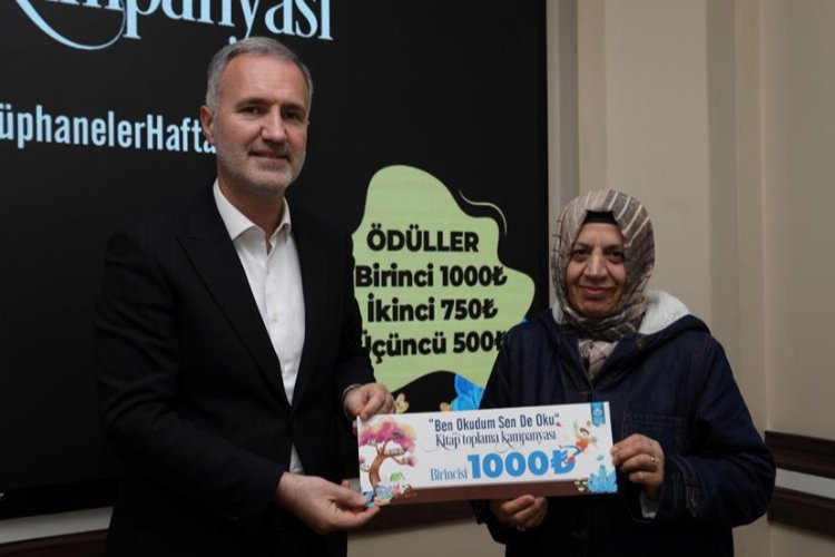 Bursa İnegöl’de ‘Kitap Kampanyası’nın kazananları ödüllendirildi