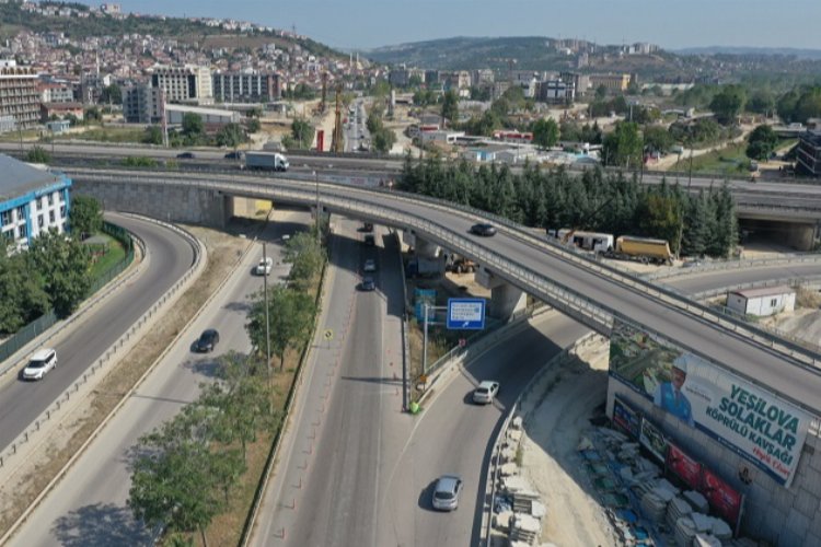 Kocaeli Büyükşehir’den Yeşilova’ya köprülü kavşak