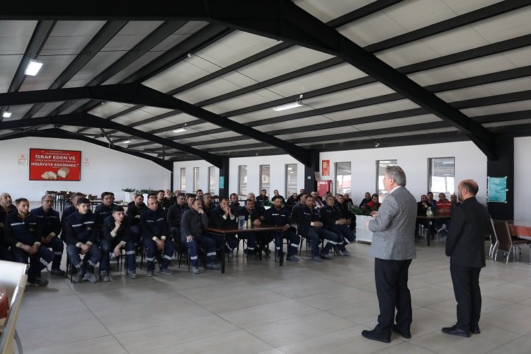 Mustafa Palancıoğlu’ndan fabrika işçilerine ziyaret