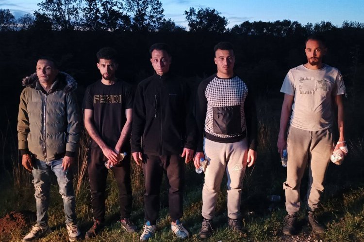 Lalapaşa’da 5 düzensiz göçmen yakalandı