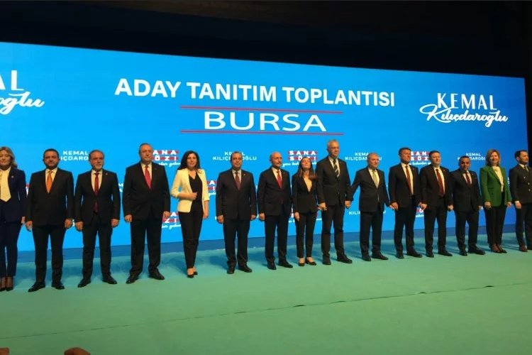 CHP Bursa Milletvekili adayları tanıtıldı