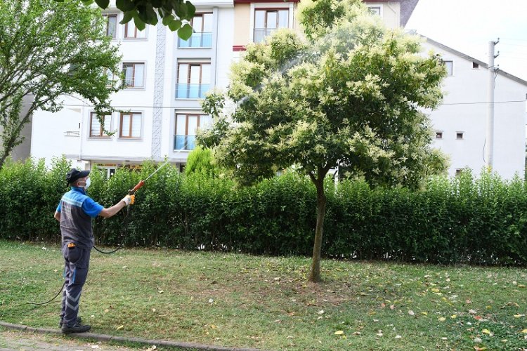 Çayırova’da mesire alanları ve parklar ilaçlanıyor